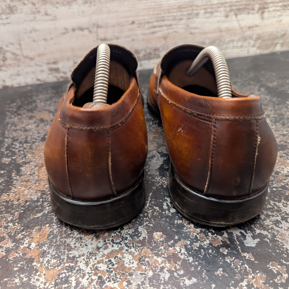 Mens Massimo Matteo Penny Loafers Shoes UK SZ 7 USA SZ 8 Made in Italy - Picture 6 of 12